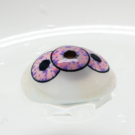 Princess Pinky Triple Iris Illusion Sclera Contact Lenses for Cosplay, Halloween & Costume