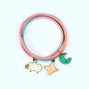 Triple Wrap Charm Hair Tie