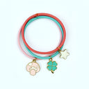 Triple Wrap Charm Hair Tie