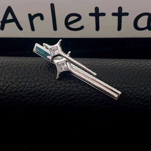 double star hair clip 