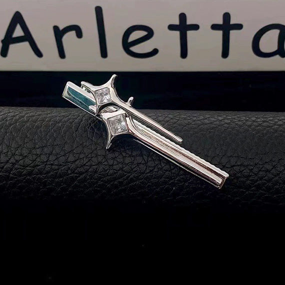 double star hair clip 