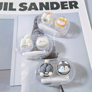 cute animal travel lens case