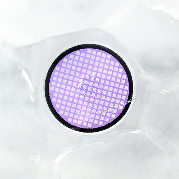 公主粉红COSPLAY紫色网面带框（可配度数）