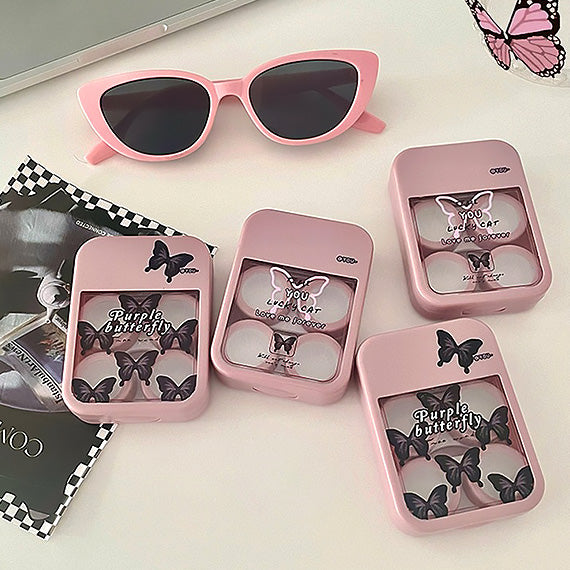 Comes with black and white butterfly design. 