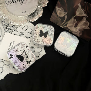 metallic y2k contact lens case 