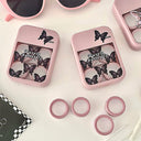 Black and violet butterfly design