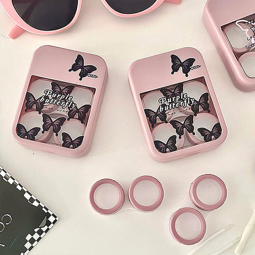 Black and violet butterfly design