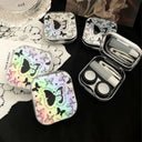 moth design contact lens case