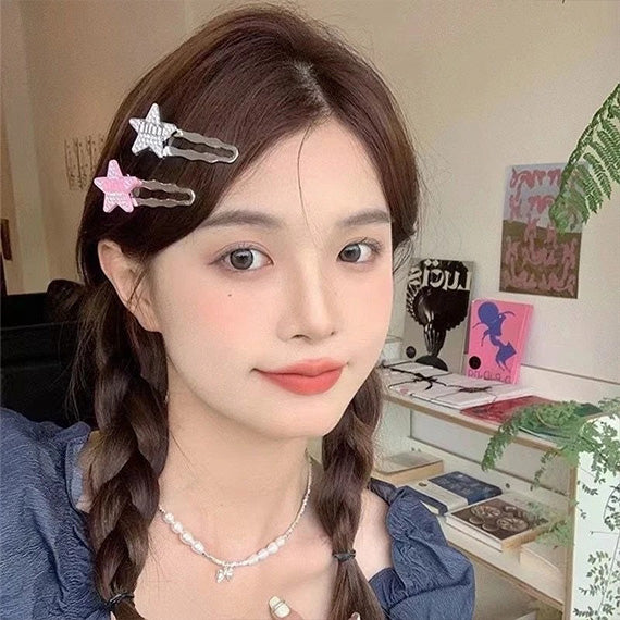 large star hair clip