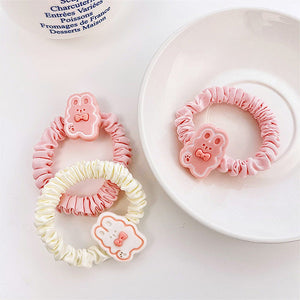 Soft fabric hair tie 