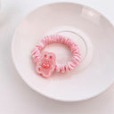 pink bunny hair tie.