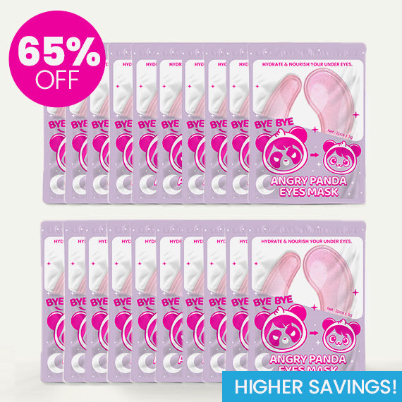 Angry Panda Augenmaske (Set von 20)