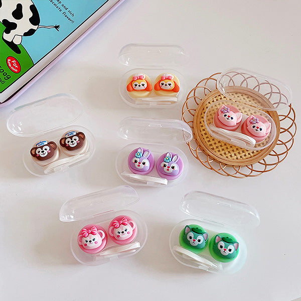 Duffy and Friends Mini Travel Lens Case with lens inserter and tweezer