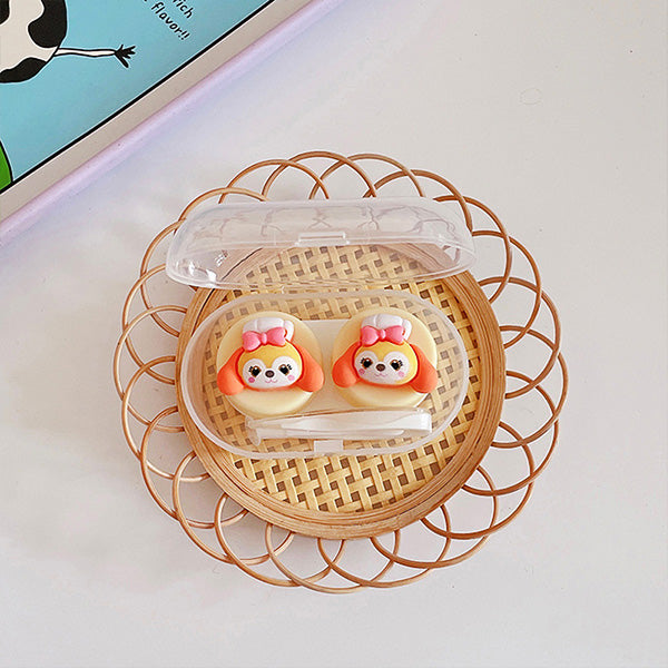 Duffy and Friends Design Mini Travel Lens Case with lens inserter and tweezer in CookieAnn Design