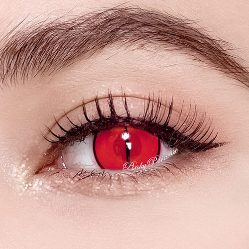 Princess Pinky Devilish Demon Eye Red Contact Lenses