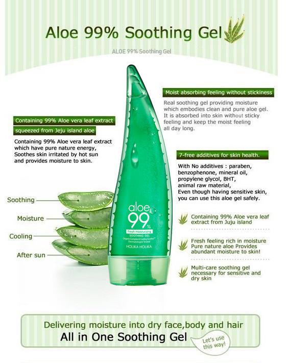 Holika Holika Aloe 99% Soothing Gel 250ml