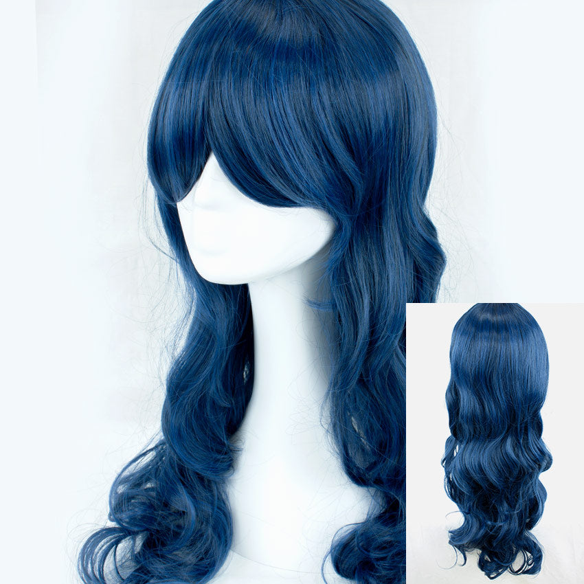 Navy Blue Wavy 65cm