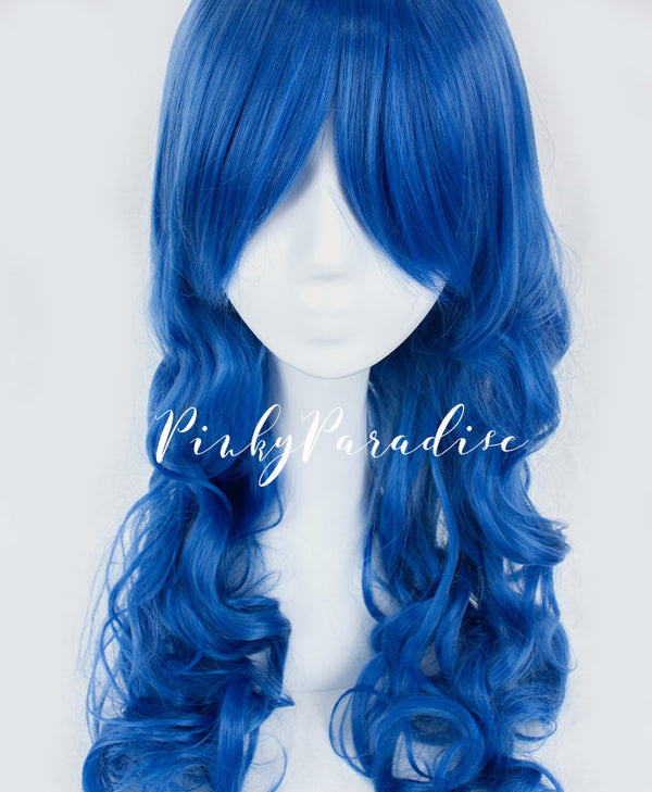 Zaffre Blue Long Wavy 70cm