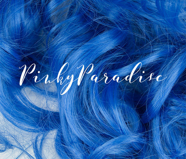 Zaffre Blue Long Wavy 70cm