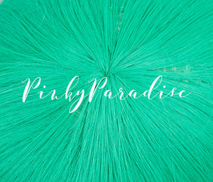 Bright Green Long Straight 90cm