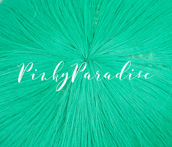 Bright Green Long Straight 90cm