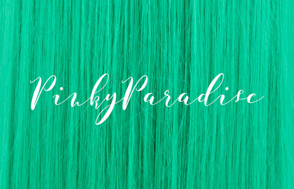 Bright Green Long Straight 90cm