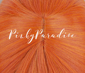 火焰红色长波浪70cm