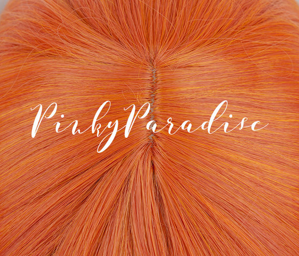 火焰红色长波浪70cm