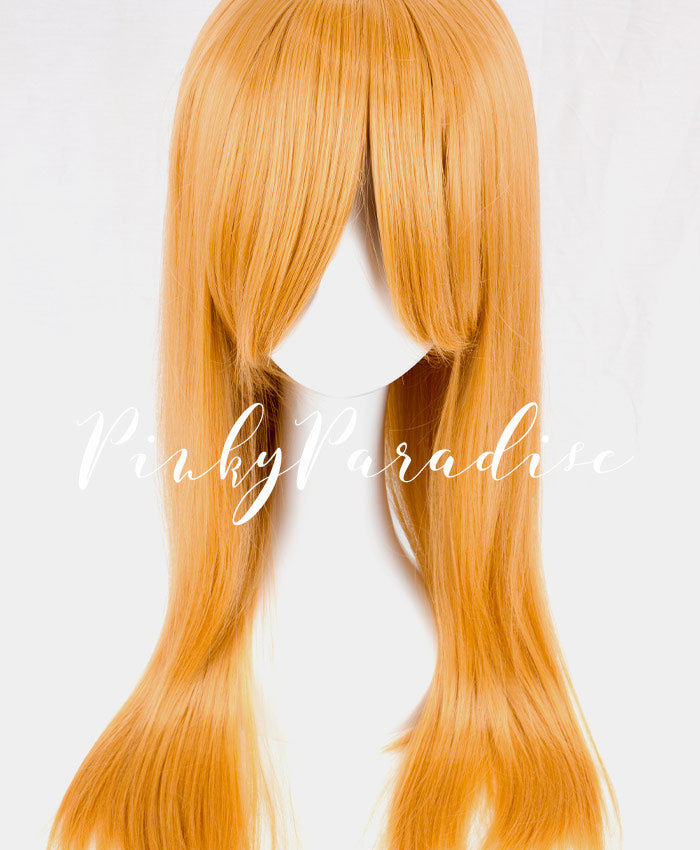 Ochre Brown Long Straight 70cm