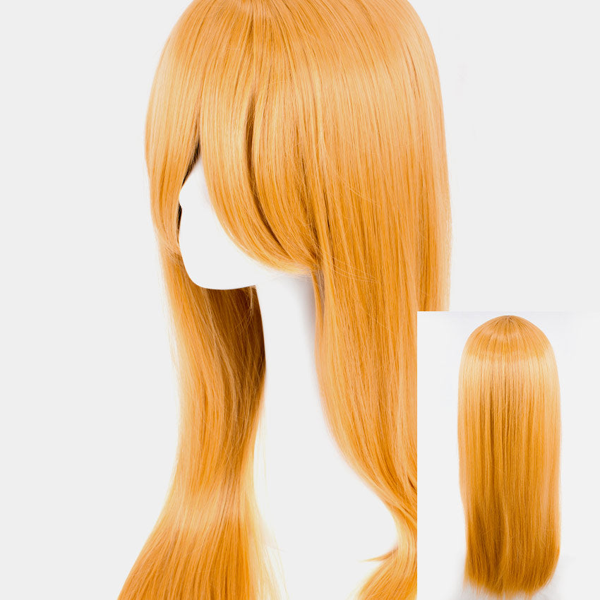 Ochre Brown Long Straight 70cm