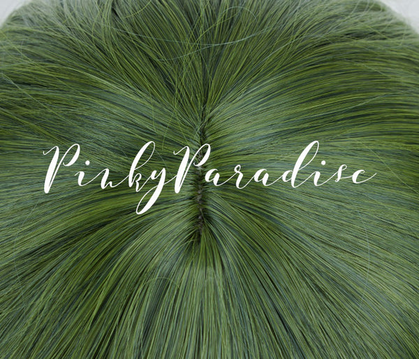 Forest Green Long Wavy 65cm