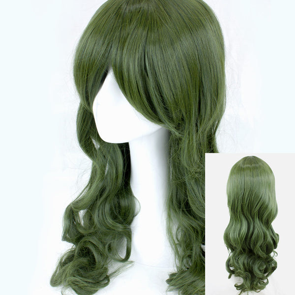 Forest Green Long Wavy 65cm