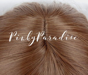 Marrón chocolate largo recto 70cm 