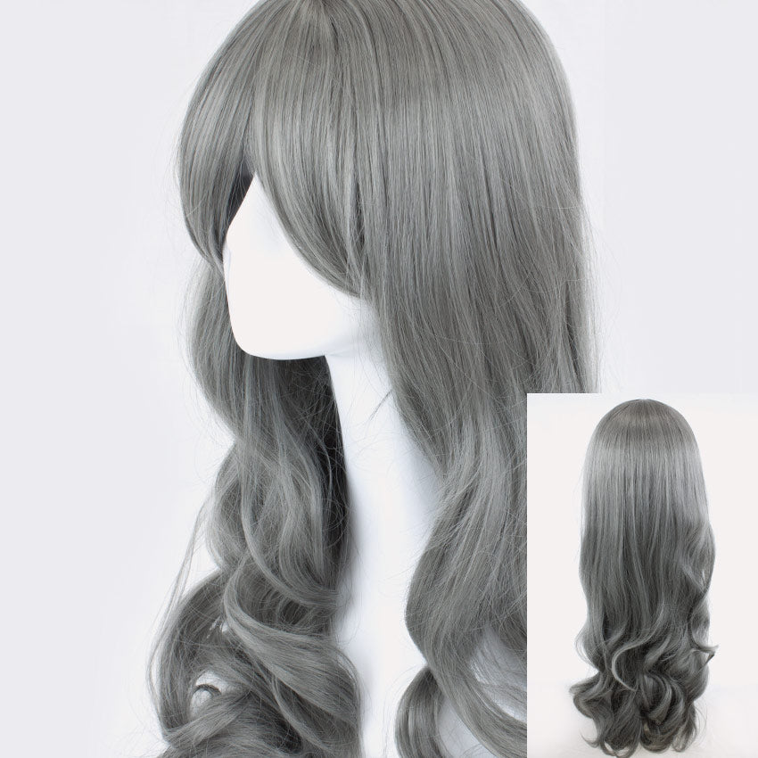 Ash Grey Long Wavy 70cm