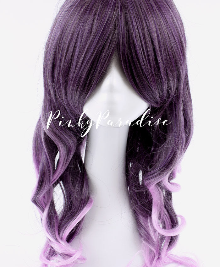 Fancy Mix Violet Medium Curly 55cm