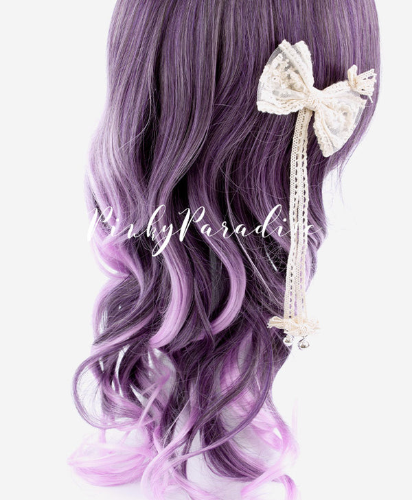 Fancy Mix Violet Medium Curly 55cm