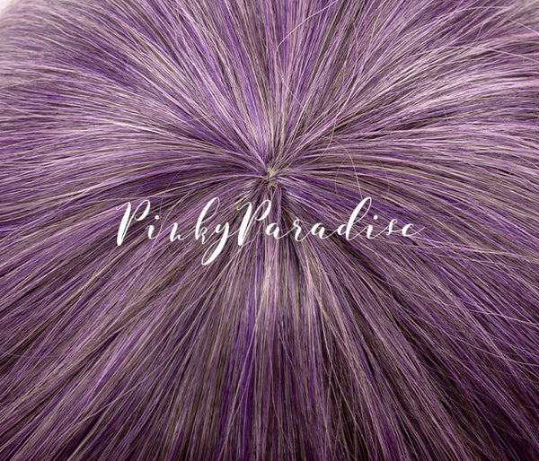 Fancy Mix Violet Medium Curly 55cm