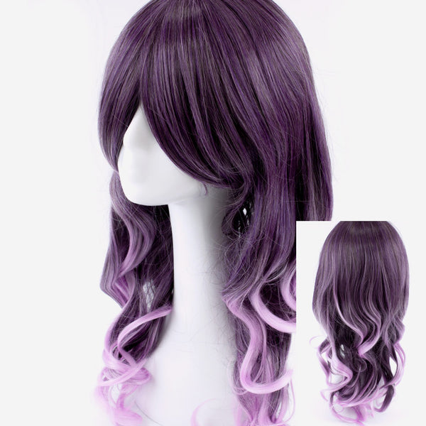 Fancy Mix Violet Medium Curly 55cm