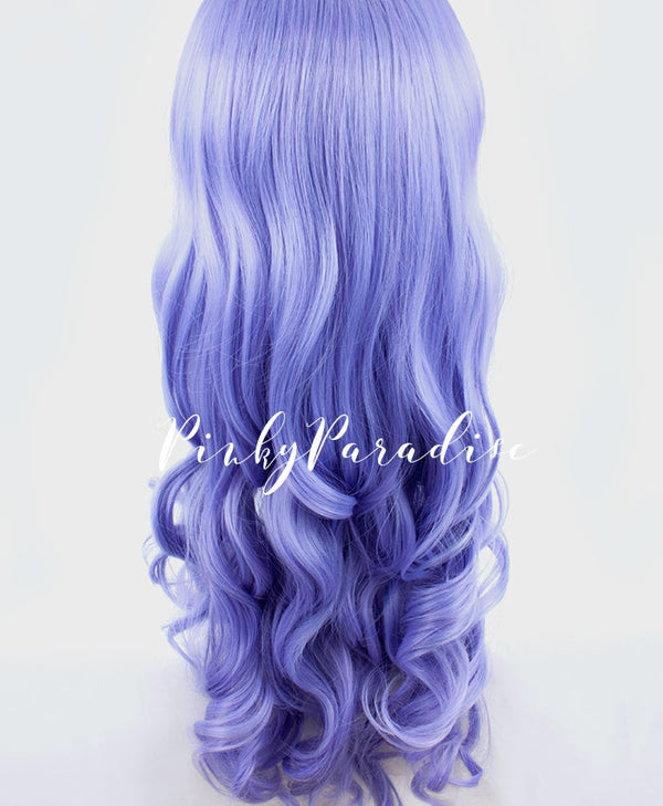 紫藤紫色长卷发 65厘米