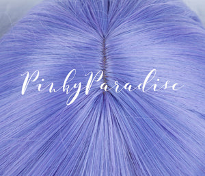 紫藤紫色长卷发 65厘米