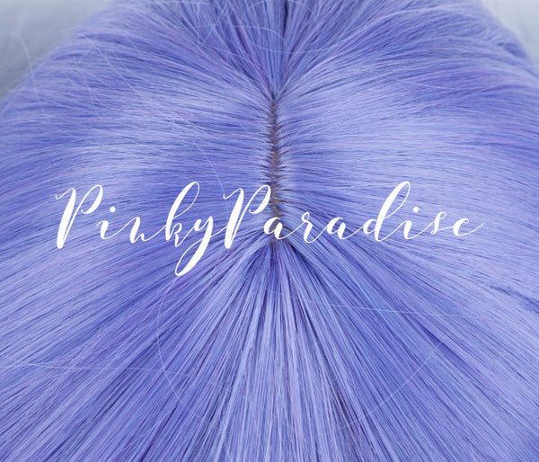 紫藤紫色长卷发 65厘米