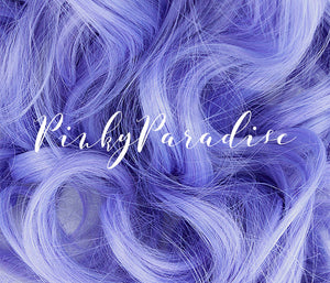 紫藤紫色长卷发 65厘米