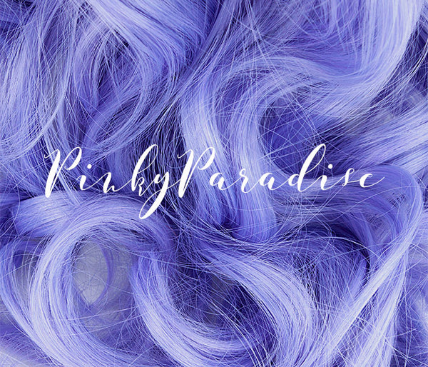 紫藤紫色长卷发 65厘米