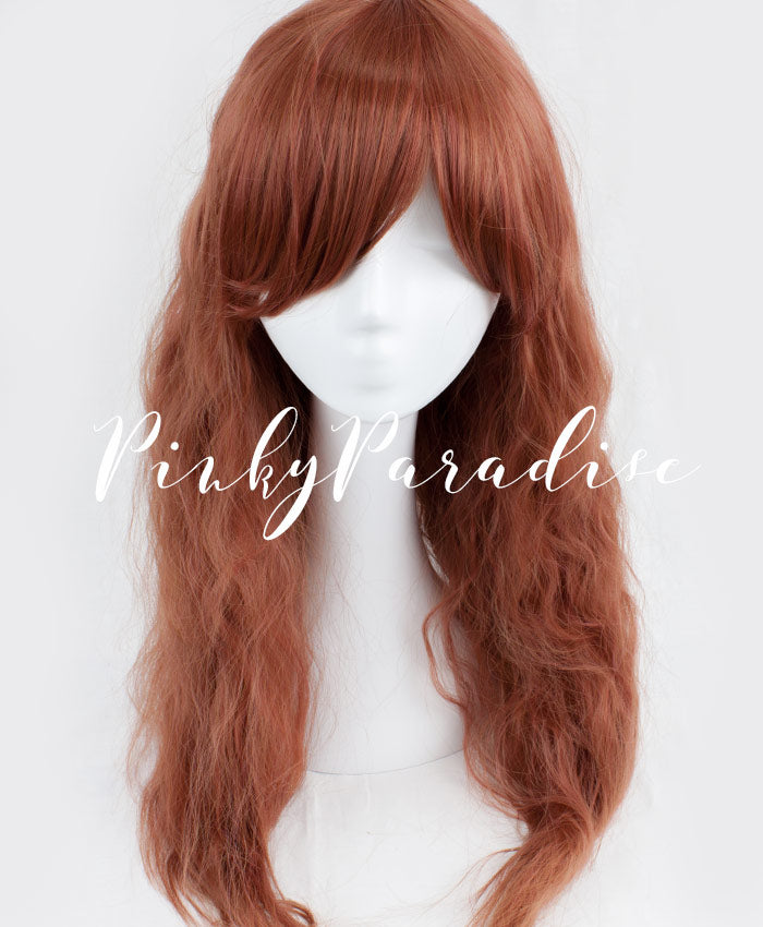 Red Brown Long Wavy 70cm