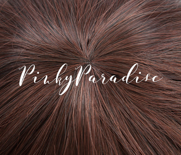 Ciemnobrązowy bob krótki 25 cm