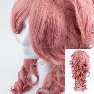 Diva Bubblegum Pink Matte Long Curly 70cm