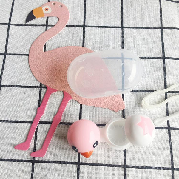 小鸭隐形眼镜伴侣盒套装