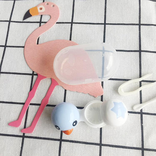 小鸭隐形眼镜伴侣盒套装