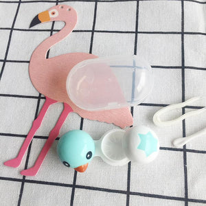 小鸭隐形眼镜伴侣盒套装