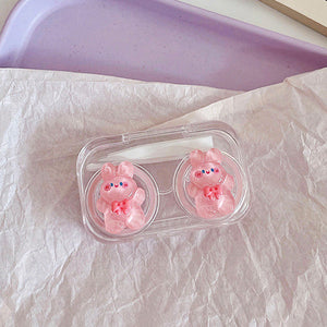 Violet cat  travel lens case.